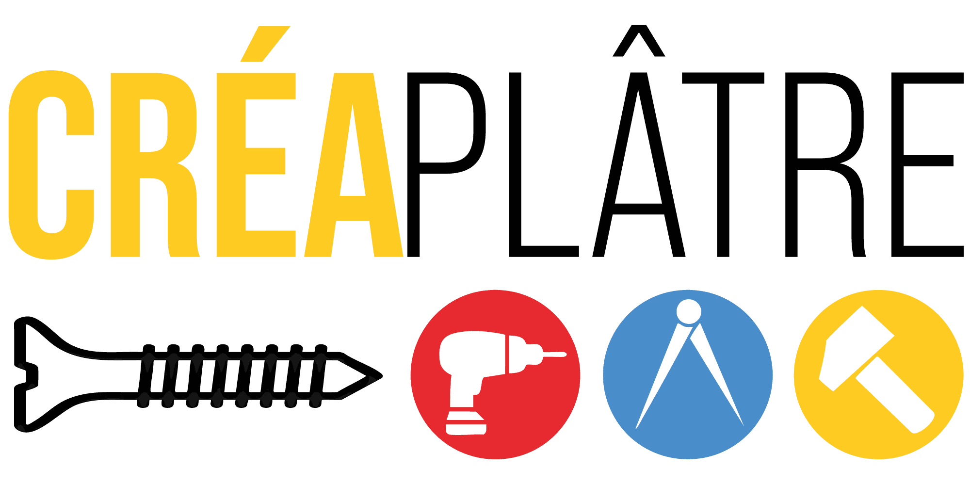 Logo CREAplatre - Plaquiste / Jointeur / Isolation RGE